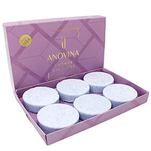 Anovina Lavender Essential Oil Shower Steamers Gift Box.