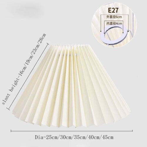 New Pleats Lampshade for Table Lamp Standing Floor Lamps Kor