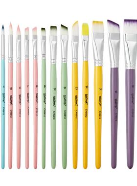 17 piece set of facial color painting gradient brush 渐层刷