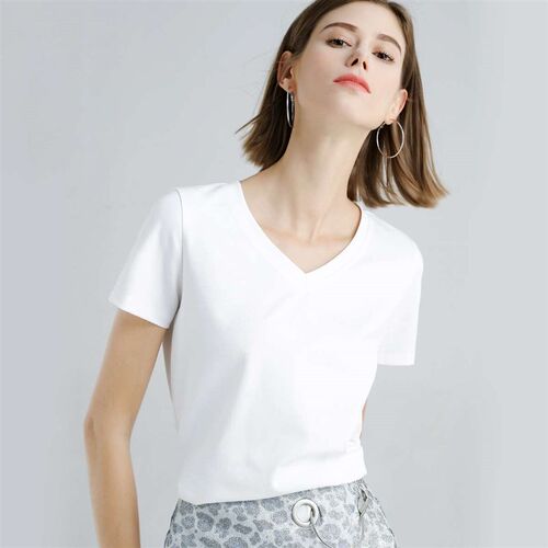 Skin-friendly 80 Cool Double Mercerized Cotton Slim-fit Soli
