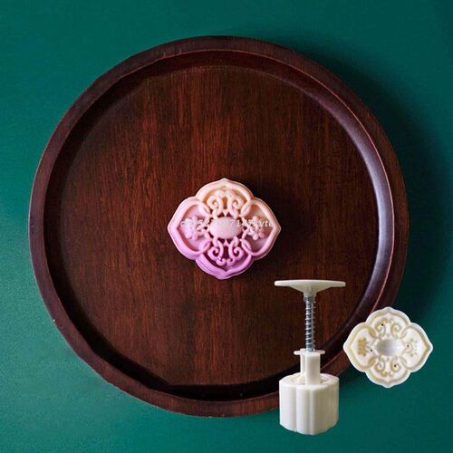 50g Plastic Pastry Stamp Mooncake Stamp Mooncake Tools Creat
