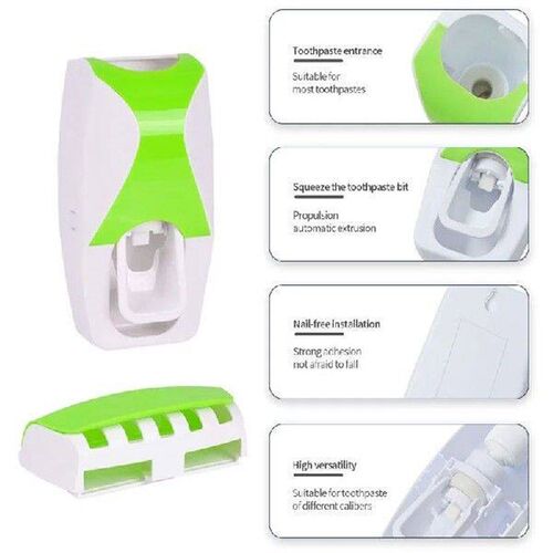 For Washroom Bathroom Toothpaste Dispenser Dust-Proof