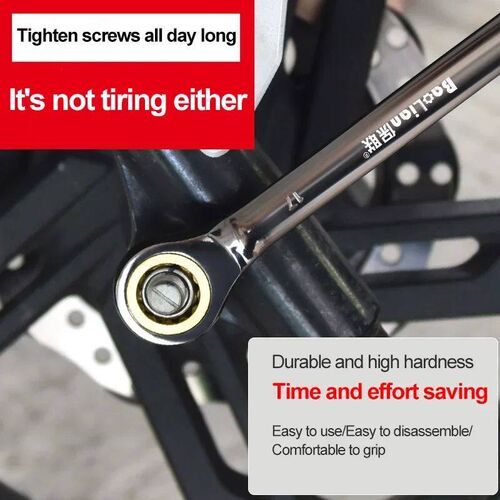 6-32mm Universal Torx Wrench Adjustable Torque 72-tooth Ratc
