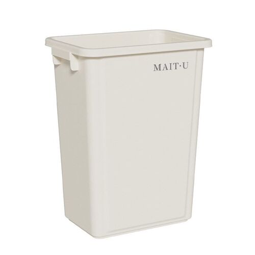 large garbage bin outdoor plastic 40L rectangular trash can