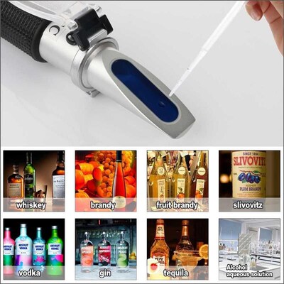 Refractometer Alcohol Meter Portable Auto Digital Refractome