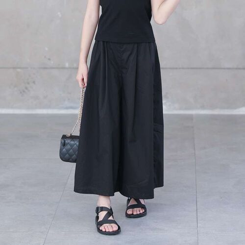 Black Girls Pants Spring and Summer Thin Loose Casual Wide-