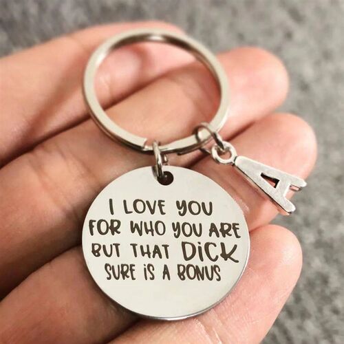 I Love You for Who You Are Keychain Boyfriend Keychains Engr