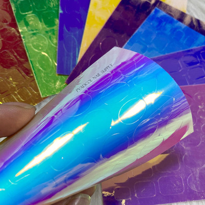 Nail Art Ice Aurora Nail Sticker Decals Self Adhesive Trendy