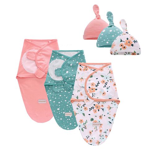 Newborn Swaddle Wrap Cotton Baby Receiving Blanket Bedding C