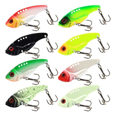 dragon tooth vib lure metal sequins fake bait rattlesnake lu