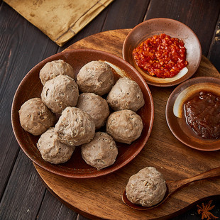 【李佳琦超级年货零食节】杏花吴记潮汕牛丸250g*3包正宗纯牛肉