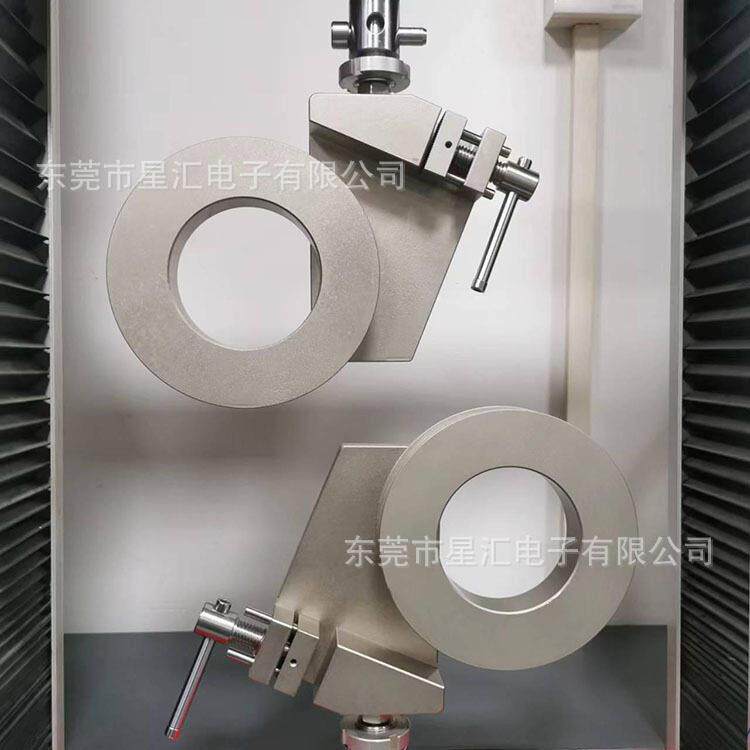 140mm轮线绳缠绕拉伸夹具安全绳拉伸测试治具万能材料拉力夹具