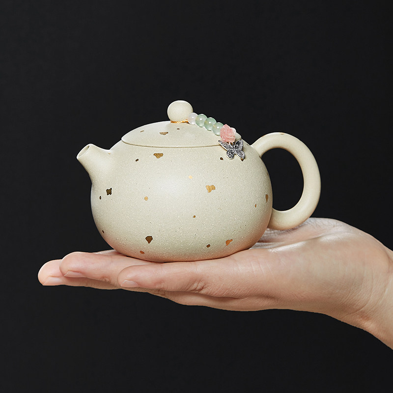 宜兴原矿紫砂壶名家手工羊脂玉西施壶泡茶壶功夫茶具套装家用单壶
