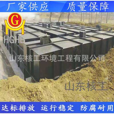 地埋式农村生活污水处理设备农村新建污水处理设备处理量大