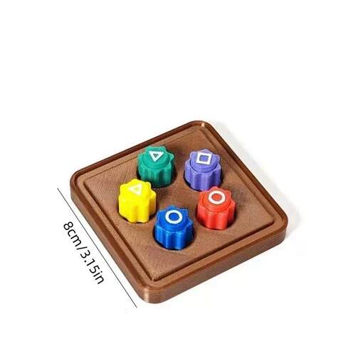 1Set Nostalgic Gonggi Korean Game Colorful stone grabbing Me