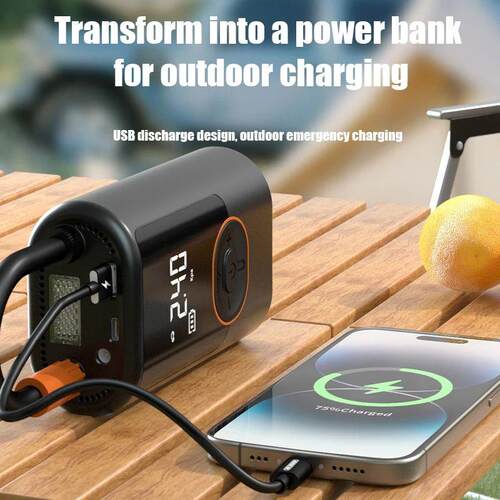 Wireless Car Air Compressor Air Pump Digital Display Electri