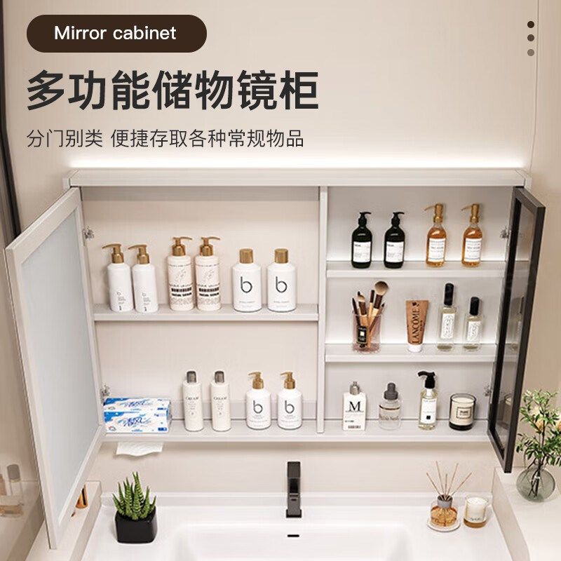 新款奶油风实木浴室柜陶瓷一体盆卫生间洗手盆柜洗脸池洗漱台,家装主材,浴室柜组合,淘宝优惠券,粉丝福利购,淘宝优惠卷