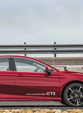 用于 新凯美瑞雷凌 卡罗拉 锐志  个性反光贴纸 TRD车身贴 侧门贴