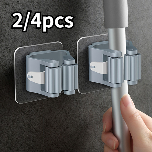 2/4PCS Home Storage Rack Bathroom Suction Hanging Pipe Trace