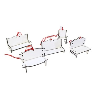 Free Shipping 10 Pcs/Lot Sublimation Blanks Memorial Bench O