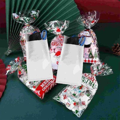 100 Pcs Waxed Paper Bags Packaging Packing Translucent