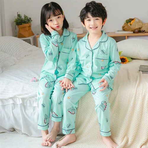 Children Cotton Pyjamas Set Baby Sleepwear Pijama Cartoon Pr