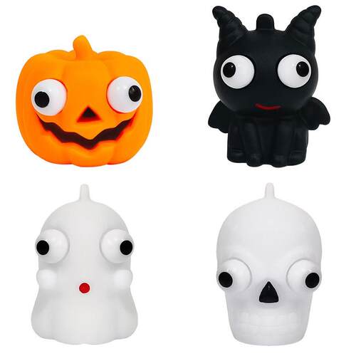 Halloween+Squeeze+Stress+Relief+Toys+Pumpkin+Ghost+Skull+Eye