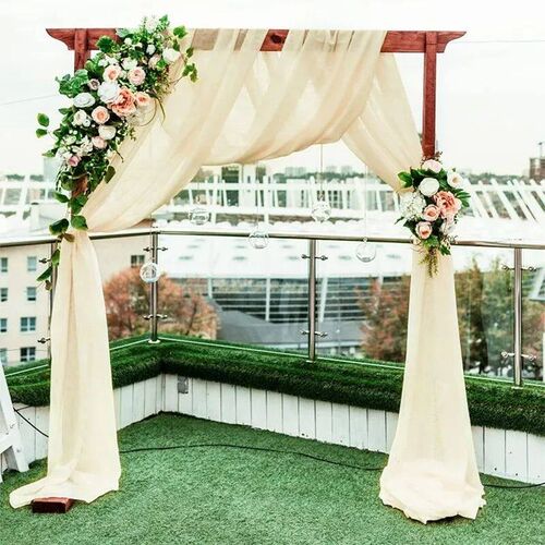 Wedding Arch Drape Chiffon Fabric Draping Curtain Drapery We