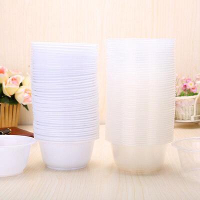 Take-away rectangle disposable lunch box with thick plastic