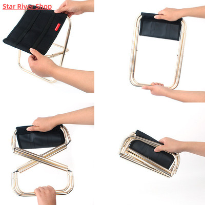 Outdoor Camping Portable Folding Chair Aluminum Foldable Fis