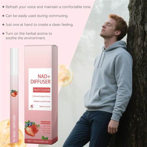 Herbal Energy Stick Nad+ Diffuser Enhance Focus Improve Vita