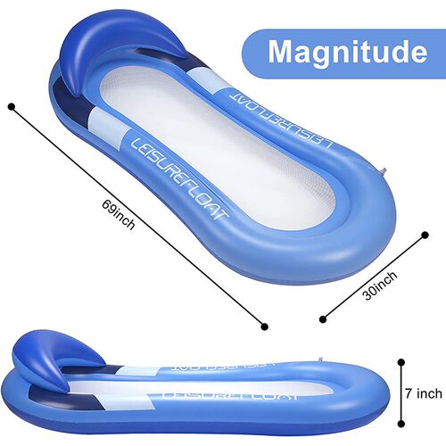 Large Portable Pool Mat Inflatable Mattress Lounger With Hea