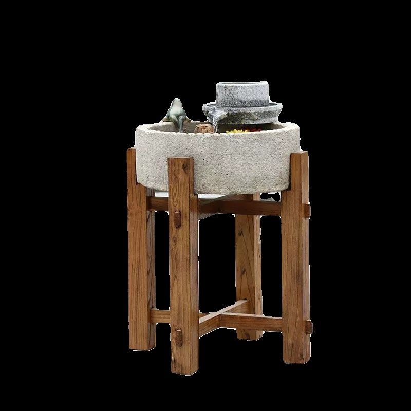 老石槽石磨流水石盆养鱼石头鱼缸养花石盆竹子流水器室内水晶观池,家居饰品,石雕,淘宝优惠券,粉丝福利购,淘宝优惠卷