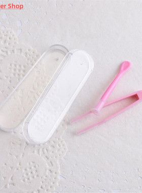 1 Set Color Contact Lens Case Box Tweezers and Suction Stick