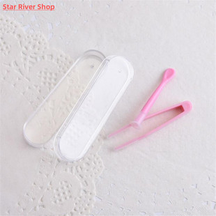 1 Set Color Contact Lens Case Box Tweezers and Suction Stick