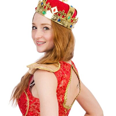 Royal Kings Crown And Scepter set  Halloween Props Party Dr
