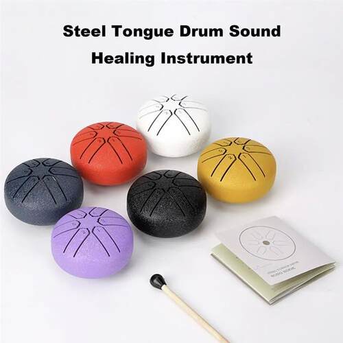 6-note Steel Tongue Drum Steel Tongue Drum Rain Chime for Me