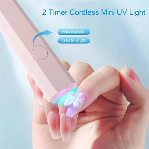 Handheld Monogram Lamp UV LED Nail Light For Curing All Gel