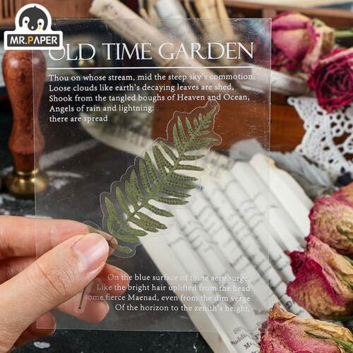 Mr.paper 40 Pcs 6 Designs Butterfly Deco Diary Sticker Scrap