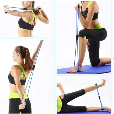 Yoga Bands Elastic Exercise Bands Women Home Gym Fitness Equ