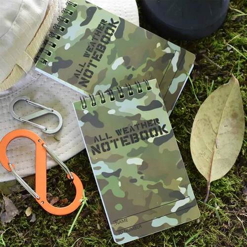 Waterproof Notebook Military Tactical Note Book Mini Pocket