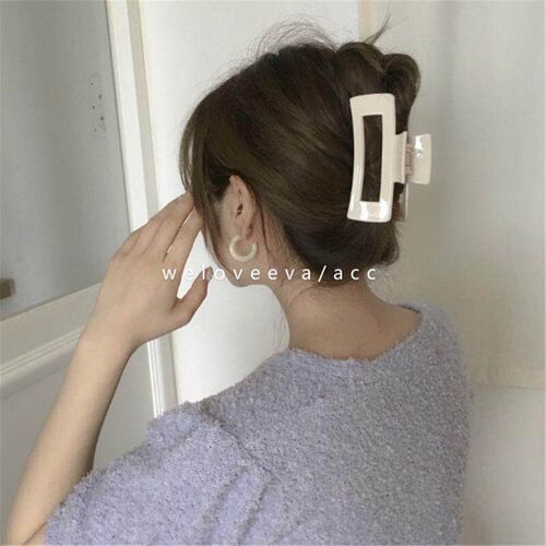 2023 New Claw Clip for Women Tough Colorful Plastic Hair Cla