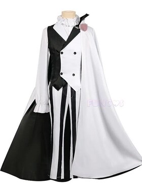 Nikolai Gogol Topi Kostum Cosplay Wig Bungo Stray Dogs Seaso