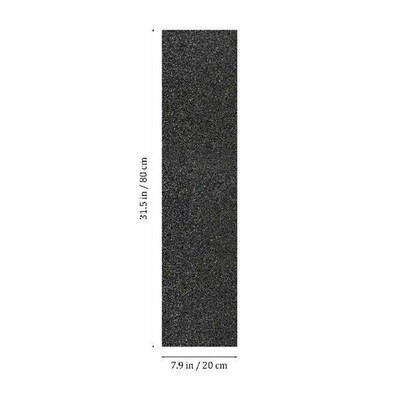 LIOOBO 80x20cm Skateboard Sandpaper Grip Tape Sheet for