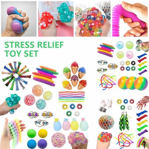 Fidget Anti Sss Sss ball fidget toy Stchy Gift Pack Adults D