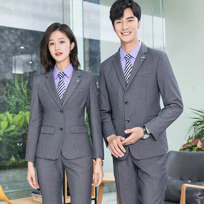 Suit Set Business White Collar Dress Old Teacher Business We