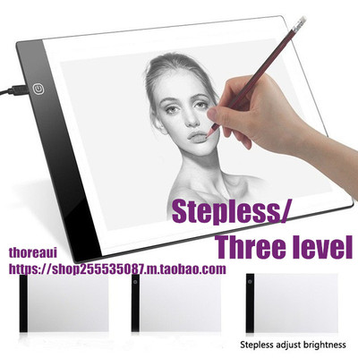 A4 LED Graphics Drawing Board Light Box Tracing Table Pad