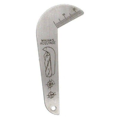 Double Sided Drill Gauge 0-20mm 118 Degrees 39.78mm *89.5mm