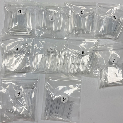 XXL Long Acrylic Nail Tips Coffin Straight  False Nails Mani