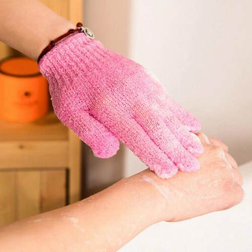 Bath Peeling Exfoliating Mitt Glove Shower Scrub Gloves Resi
